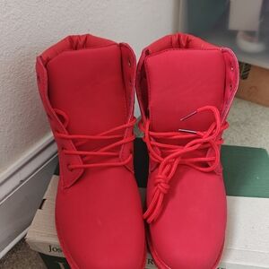 Women Combat Boot Lug Sole Winter Boots Ankle Booties Work Boot